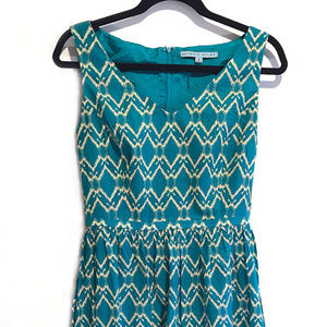 Antonio Melani Women’s Teal Print Dress Size 8